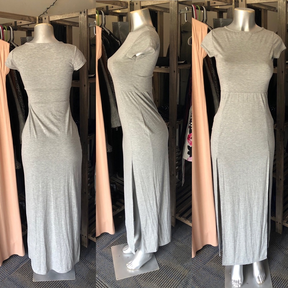 Long T-shirt like maxi dress